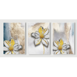 Flower geometric pattern Wall Sticker for Home Decor