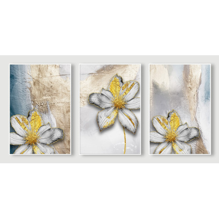 Flower geometric pattern Wall Sticker for Home Decor