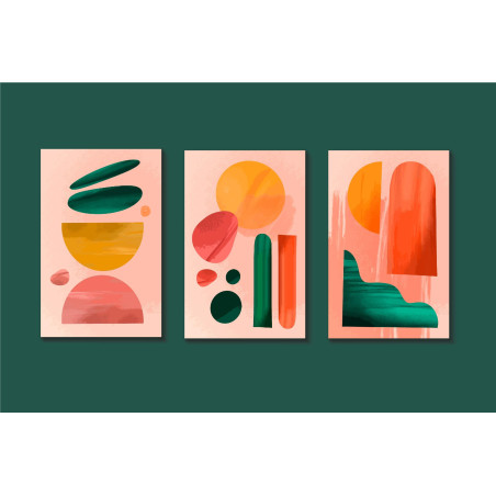 watercolor abstract Wall Sticker for Home Decor