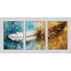 Feather watercolour Wall Sticker for Home Decor