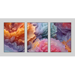 Modern geometry Flower Wall Sticker for Home Decor