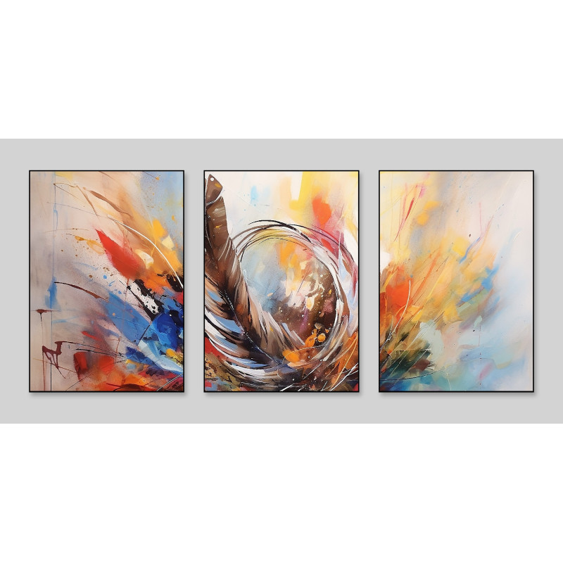 Modern feather Wall Sticker for Home Decor