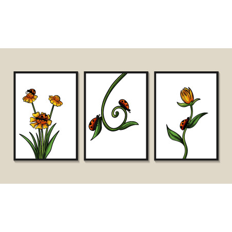 Floral Wall Sticker for Home Decor