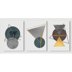 abstract geometry illustrations Wall Sticker for Home Decor