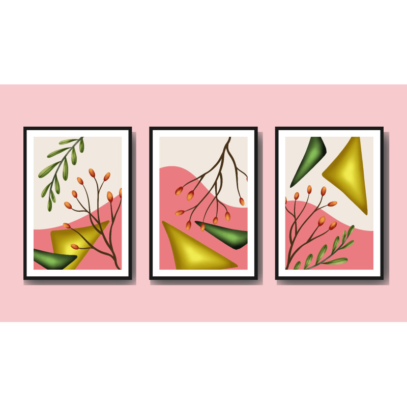 abstract leaves Wall Sticker for Home Decor