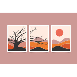 landscape Wall Sticker for Home Decor