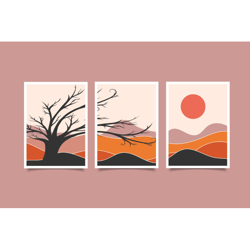 landscape Wall Sticker for Home Decor