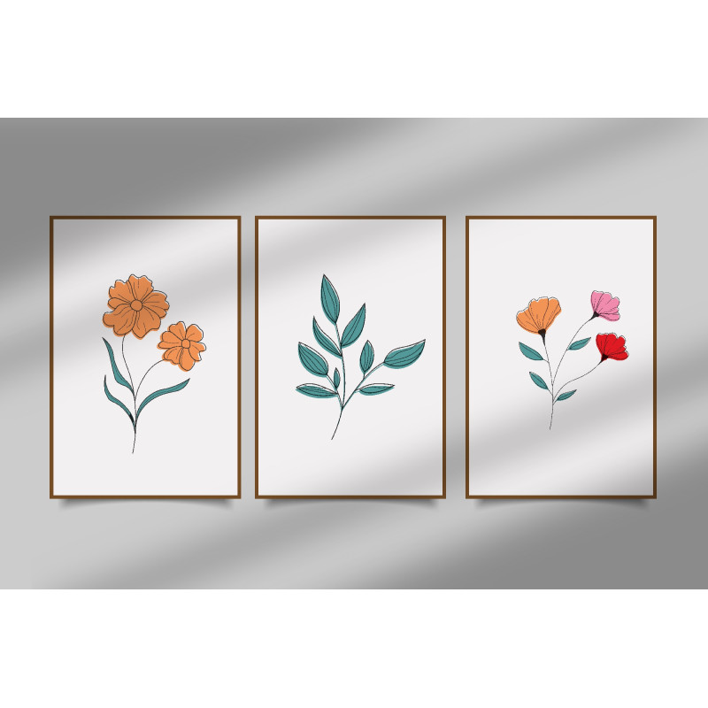 otanical Plant Wall Sticker for Home Decor