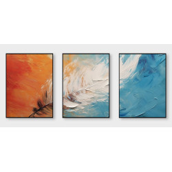 Abstract Feather Wall Sticker for Home Decor