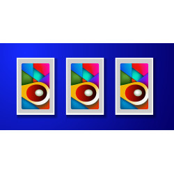 colorful gradient Wall Sticker for Home Decor