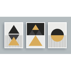 abstract art  with boho colors Wall Sticker for Home Decor