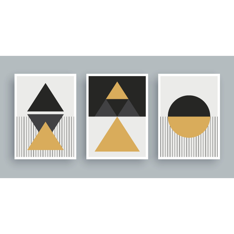 abstract art  with boho colors Wall Sticker for Home Decor