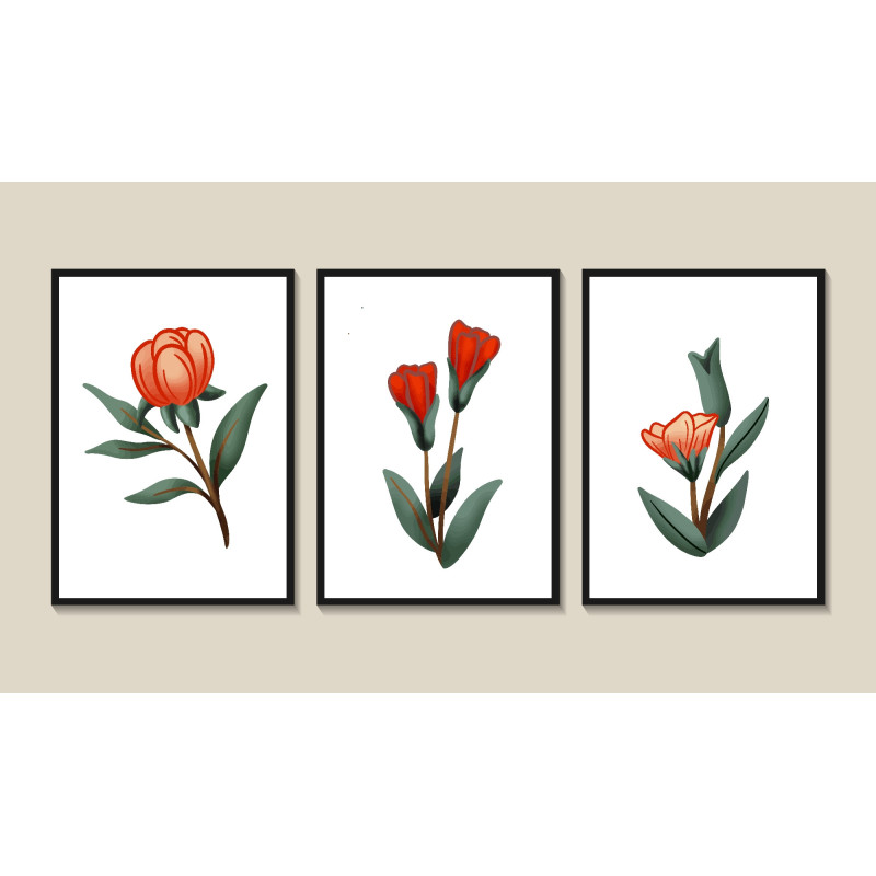 flower Wall Sticker for Home Decor