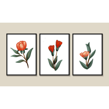 flower Wall Sticker for Home Decor