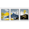 modern abstract landscape Wall Sticker for Home Decor