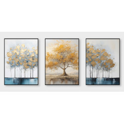 Modern Abstract Tree landscape Wall Sticker for Home Decor