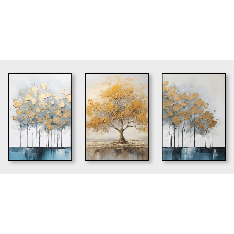 Modern Abstract Tree landscape Wall Sticker for Home Decor