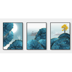 Modern Abstract Tree landscape Wall Sticker for Home Decor