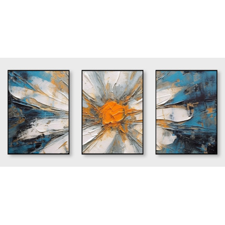 Modern Abstract Flower Wall Sticker for Home Decor