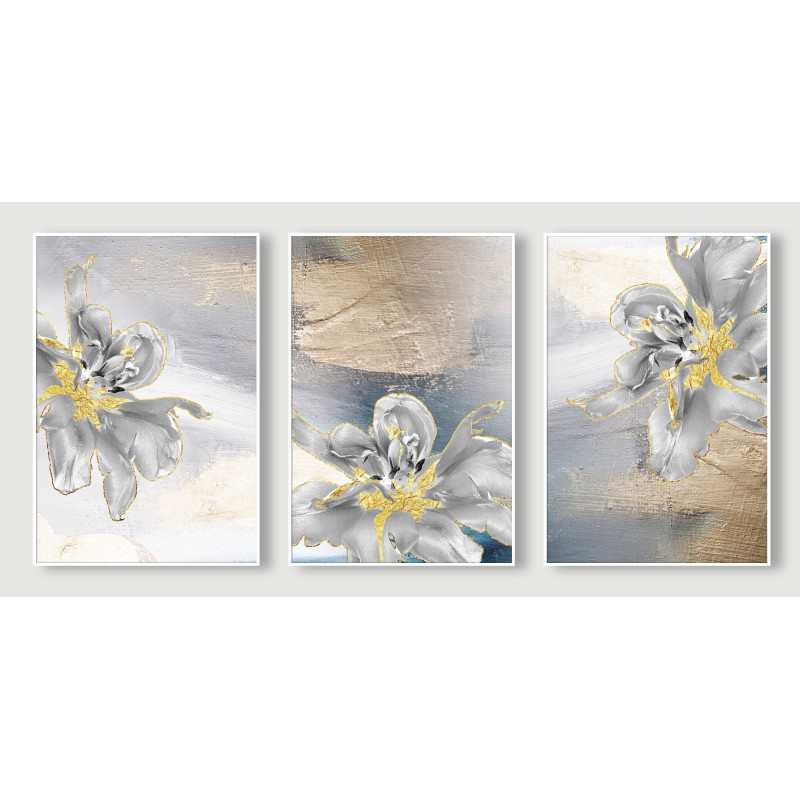 Modern Abstract Flower Wall Sticker for Home Decor
