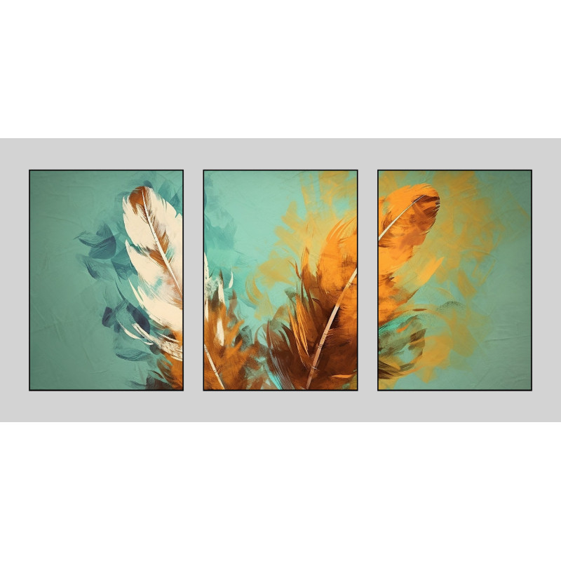 Feather Wall Sticker for Home Decor