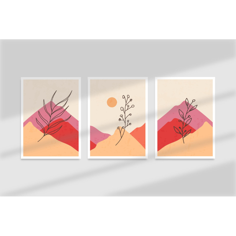 modern mid century Wall Sticker for Home Decor