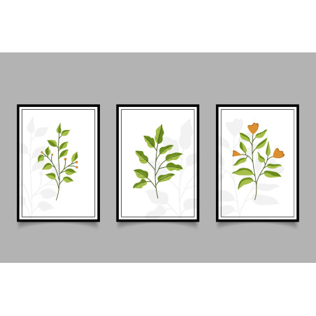 Floral Wall Art Wall Sticker for Home Decor