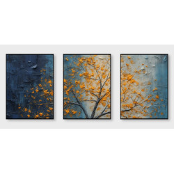 modern creative abstract golden Wall Sticker for Home Decor