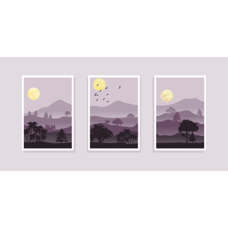 mountain Landscape Wall Sticker for Home Decor