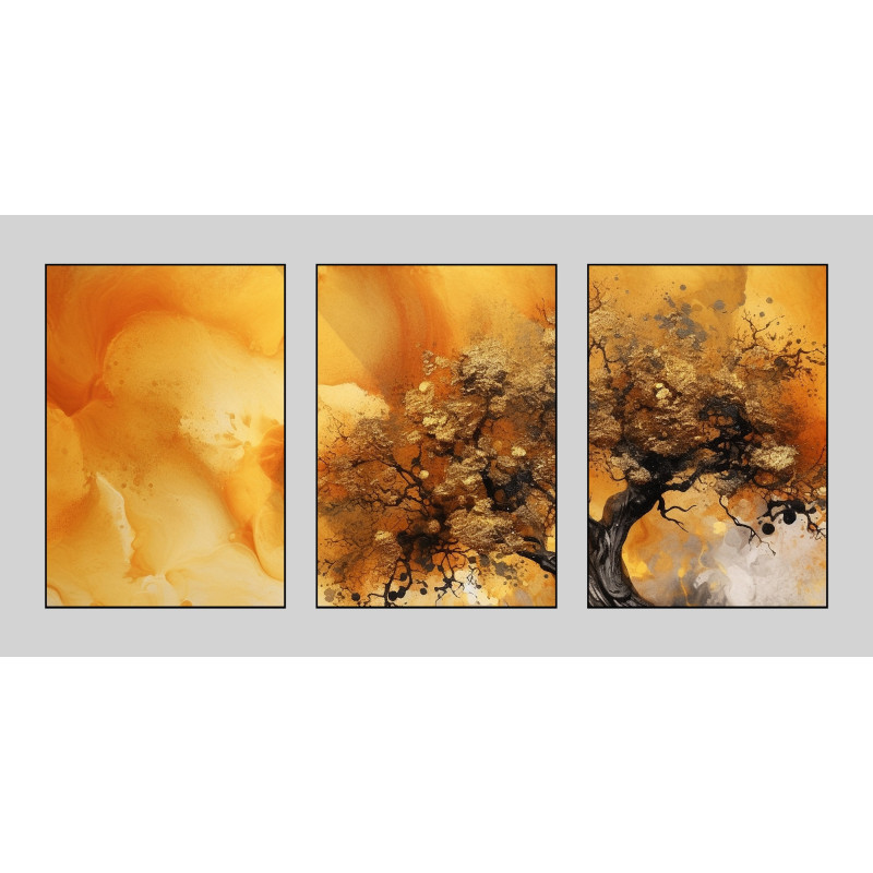 gold tree Wall Sticker for Home Decor